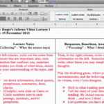 Cornell Notes / Double Entry Journal – Taking Notes In Double Entry Journal Template For Word