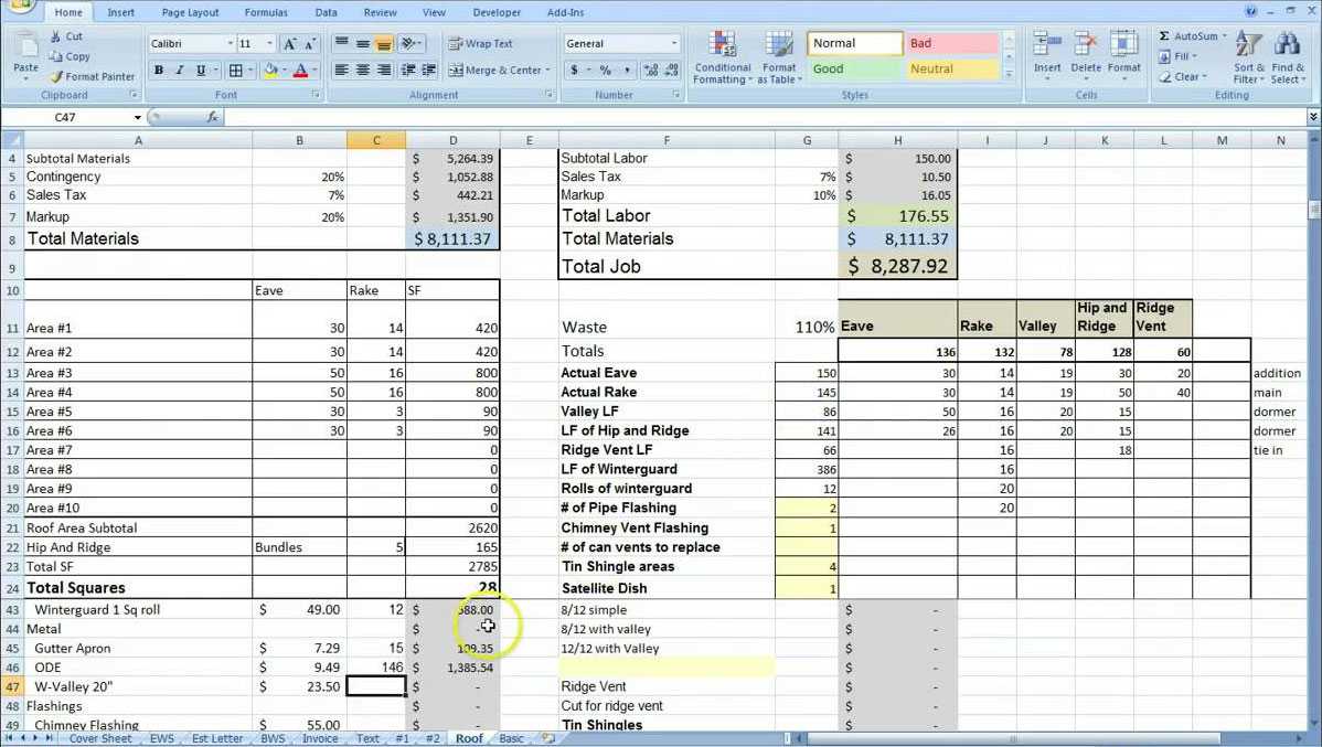 Cost Sheet Excel – Barati.ald2014 Within Job Cost Report Template Excel