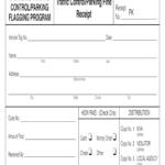 Court Payment Receipt Template – Fill Online, Printable Within Blank Parking Ticket Template