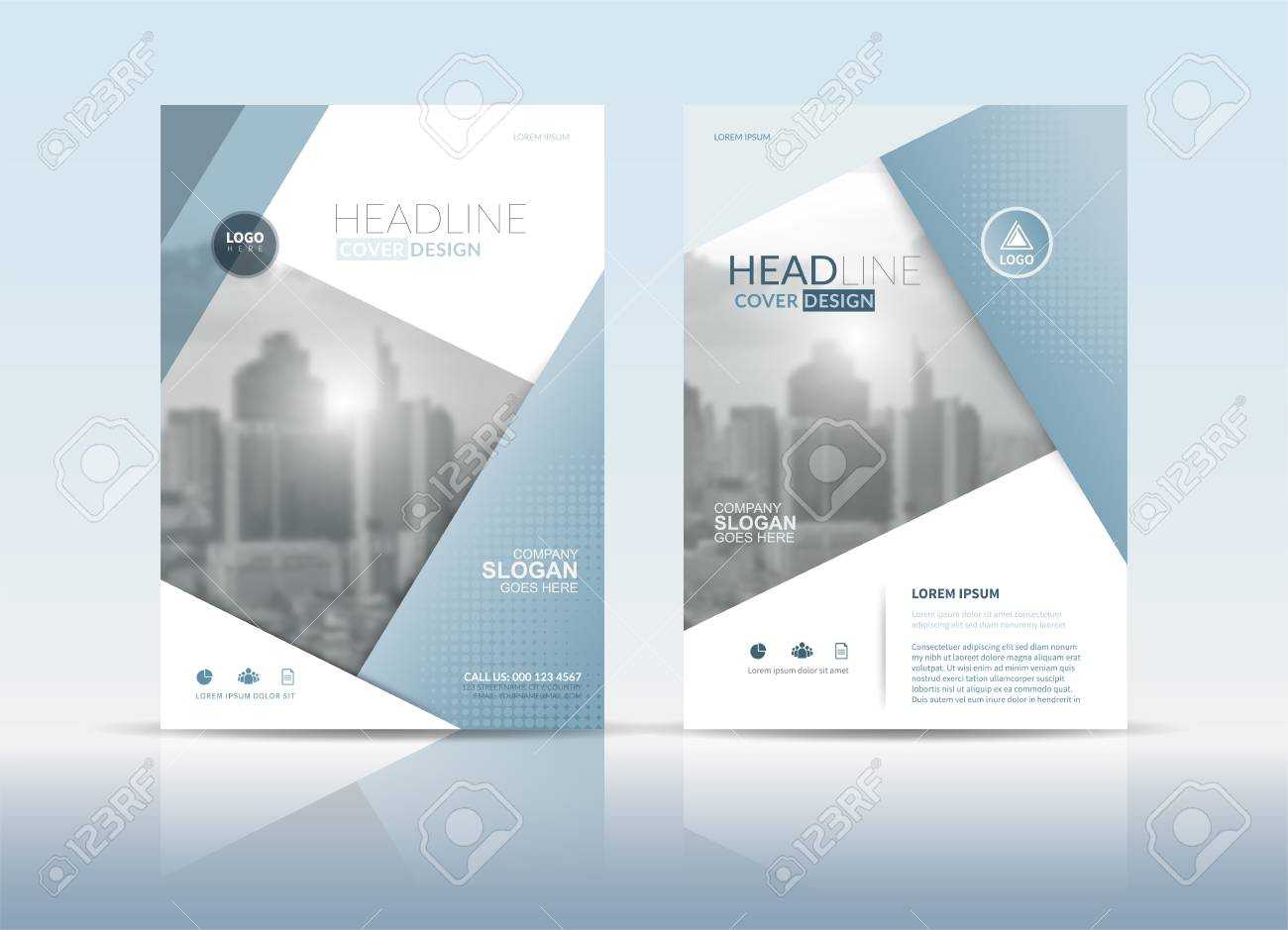 Cover Design Template, Annual Report Cover, Flyer, Presentation,.. With Regard To Cover Page For Report Template