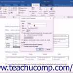 Create A Form In Word  Instructions And Video Lesson Throughout Information Mapping Word Template