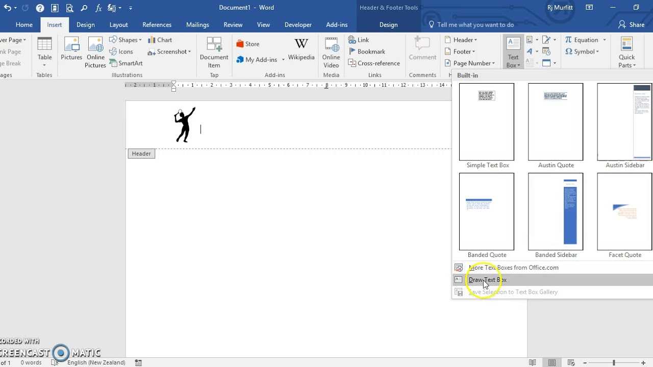 Create A Letterhead Template In Microsoft Word 2016 Throughout Creating Word Templates 2013