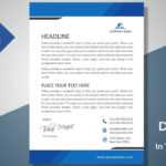 Create A Modern Professional Letterhead | Free Template | Ms Word  Letterhead Tutorial Version 2.0 Pertaining To Headed Letter Template Word