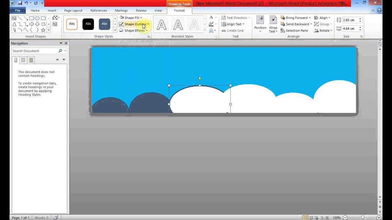 Create Banner Using Ms Word Pertaining To Microsoft Word Banner Template