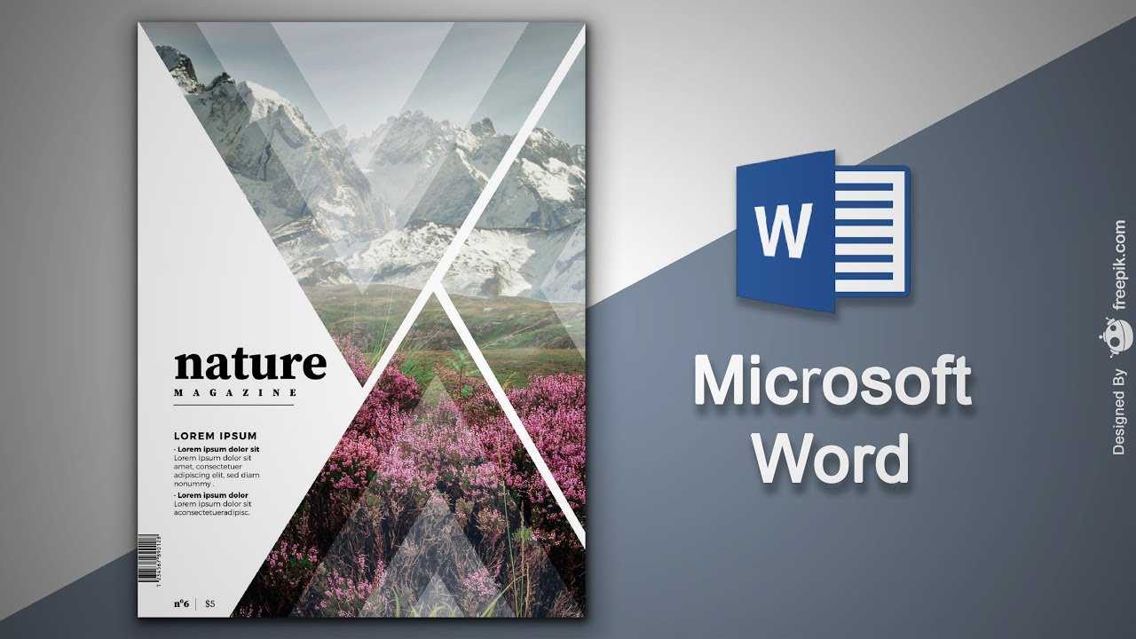 Create Cover Page In Microsoft Word | Natural Magazine Cover Designing In  Ms Word Throughout Microsoft Word Cover Page Templates Download