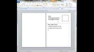 Creating A Postcard In Word inside Microsoft Word 4X6 Postcard Template