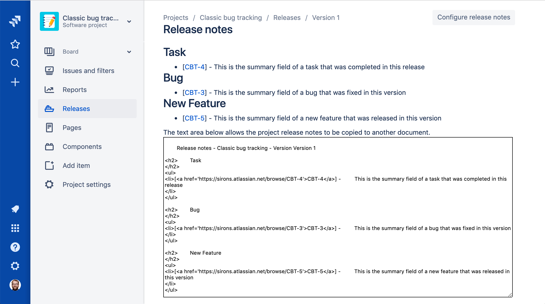 Creating Release Notes – Atlassian Documentation With Regard To Software Release Notes Template Word