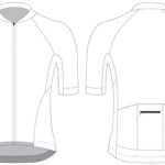 Custom Blank Cycling Jersey Design Template - Cyclingbox throughout Blank Cycling Jersey Template