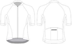 Custom Blank Cycling Jersey Design Template - Cyclingbox throughout Blank Cycling Jersey Template