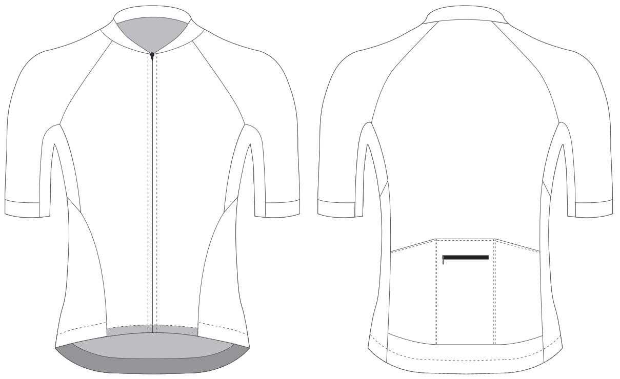 Custom Blank Cycling Jersey Design Template - Cyclingbox Throughout Blank Cycling Jersey Template