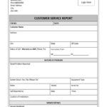 Customer Service Report Template – Excel Word Templates In Daily Sales Call Report Template Free Download