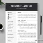 Cv Template For Ms Word, Curriculum Vitae, Professional Cv Template Design,  Editable Cv Template, Cover Letter, References, 1, 2 And 3 Page Resume For Free Downloadable Resume Templates For Word