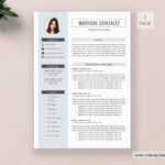 Cv Template, Professional Curriculum Vitae, Minimalist Cv Template Design,  Ms Word, Cover Letter, 1, 2 And 3 Page, Simple Resume Template, Instant Intended For Microsoft Word Cover Page Templates Download