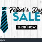 Стоковая Векторная Графика «Fathers Day Sale Vector Banner Intended For Tie Banner Template