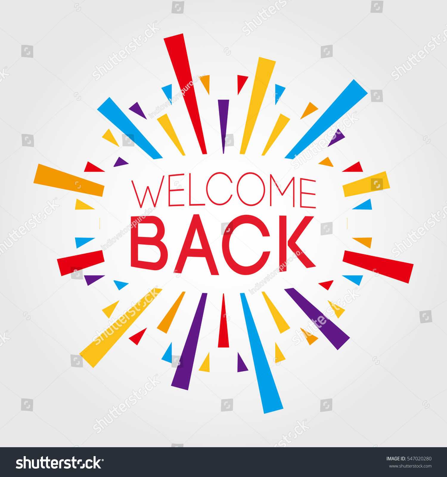 Стоковая Векторная Графика «Welcome Back Poster Banner Intended For Welcome Banner Template