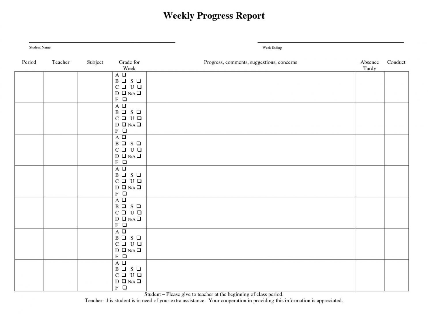 Daily Progress Report Format Excel Construction Glendale Throughout Student Progress Report Template