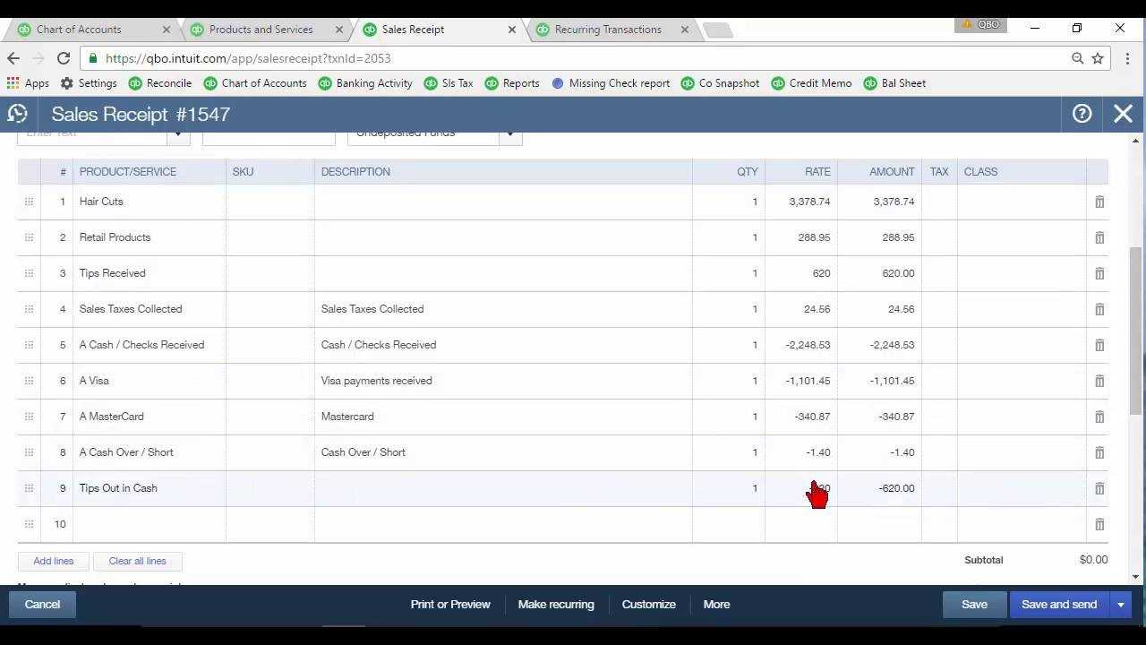Daily Sales Summary In Quickbooks Online For Quick Book Reports Templates