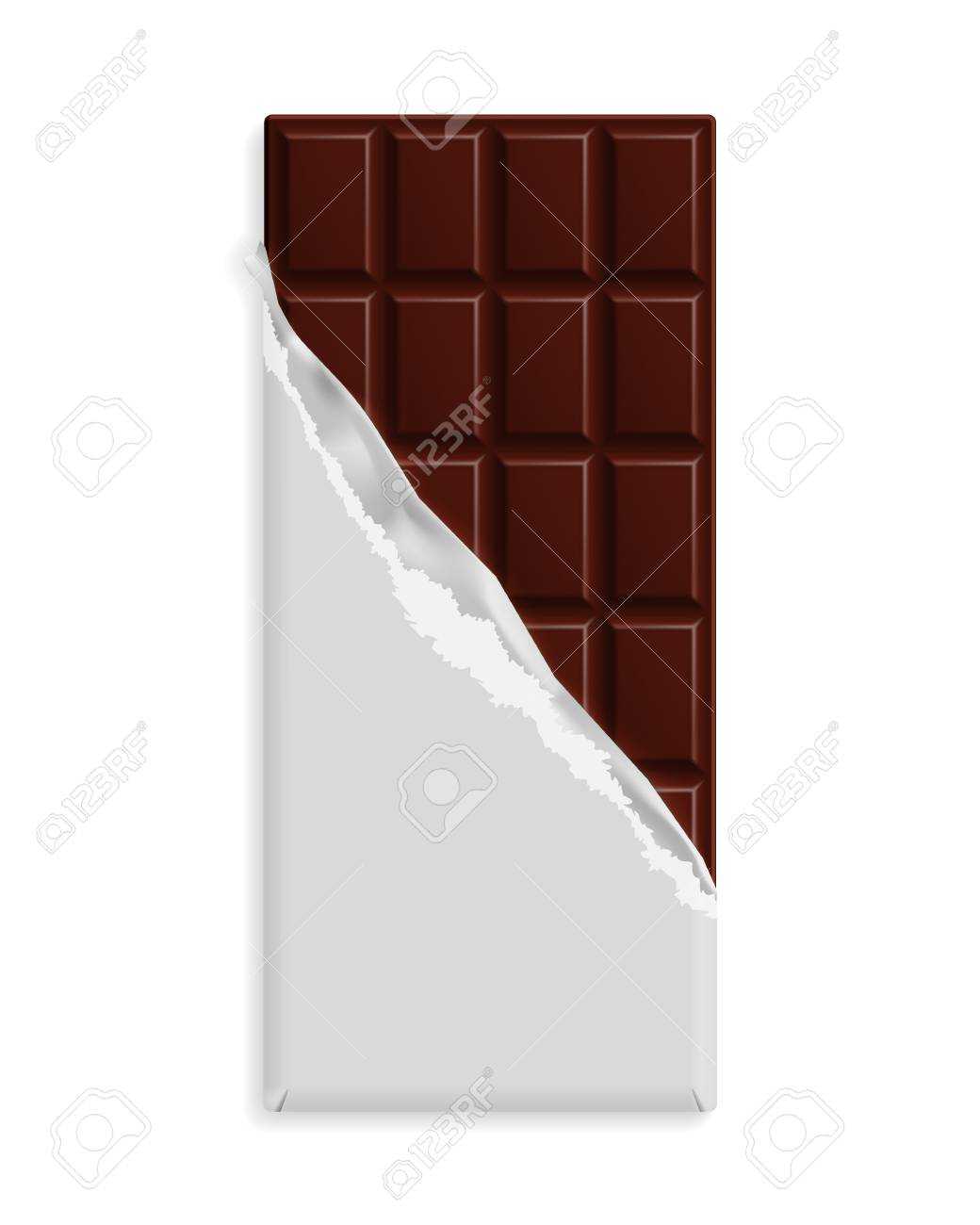 Dark Bitter Chocolate Bar, Blank Wrapper Mock Up. Sweet Dessert.. Inside Free Blank Candy Bar Wrapper Template