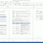 Database Design Template (Ms Office) For Logic Model Template Microsoft Word