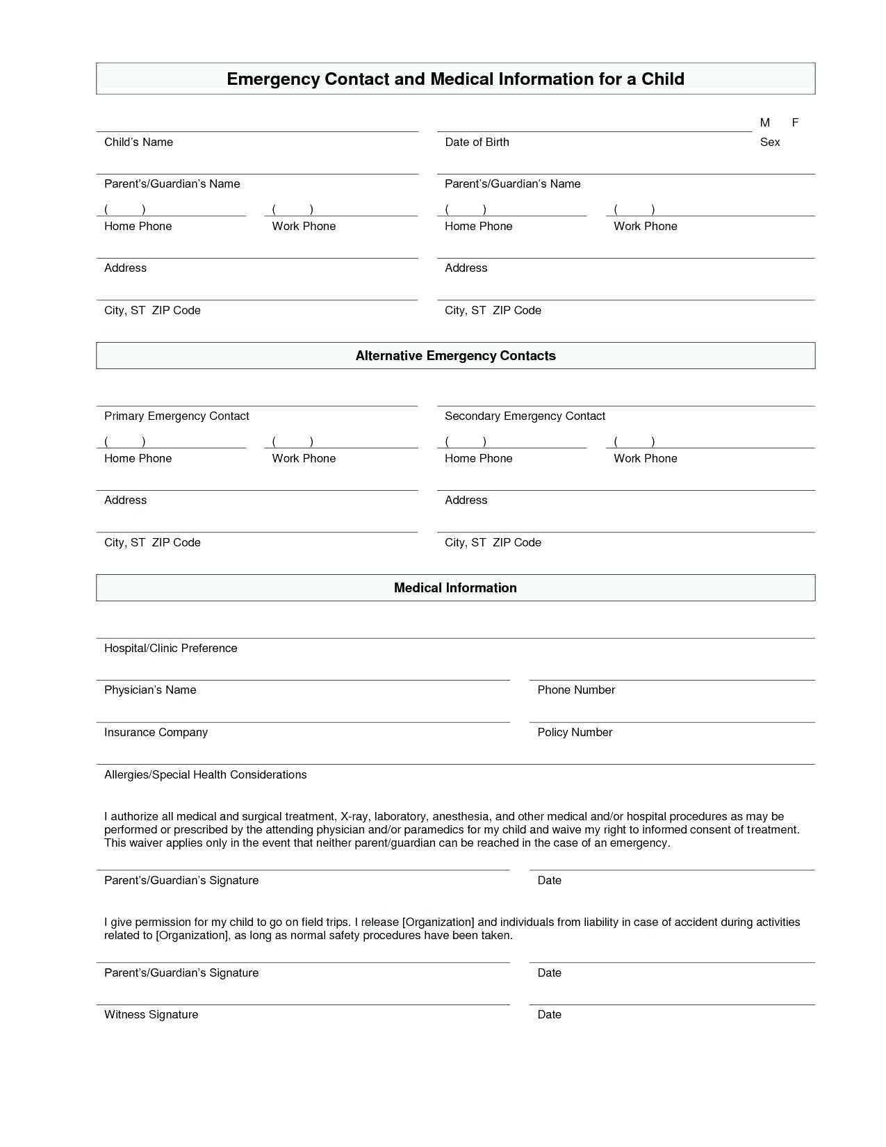 Daycare Forms Printable Free | Template Business Psd, Excel Throughout Daycare Infant Daily Report Template