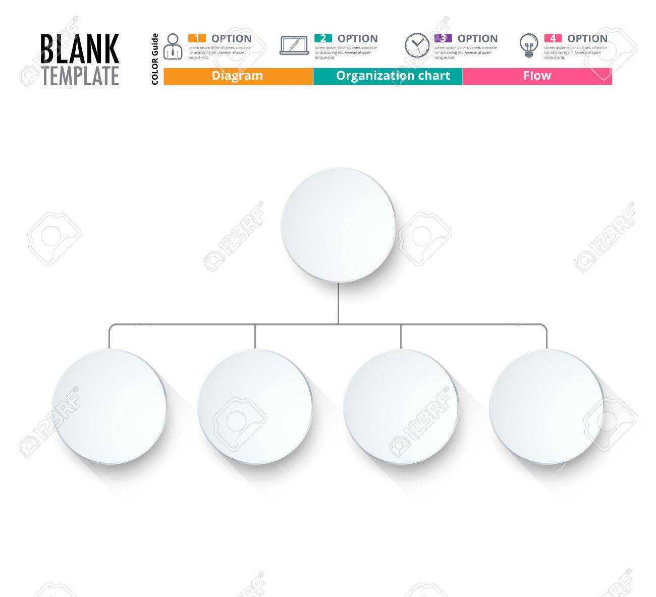 Diagram Template, Organization Chart Template. Flow Template,.. For Free Blank Organizational Chart Template