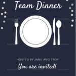 Dinner Invite Template – Barati.ald2014 For Free Dinner Invitation Templates For Word