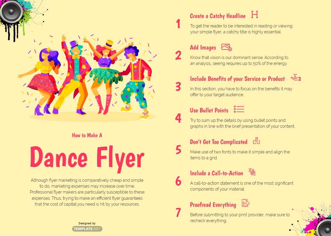 Download 22+ Dance Flyer Templates - Word (Doc) | Psd Pertaining To Dance Flyer Template Word