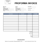 Download A Proforma Invoice For 2019 | Template Samples With Regard To Free Proforma Invoice Template Word
