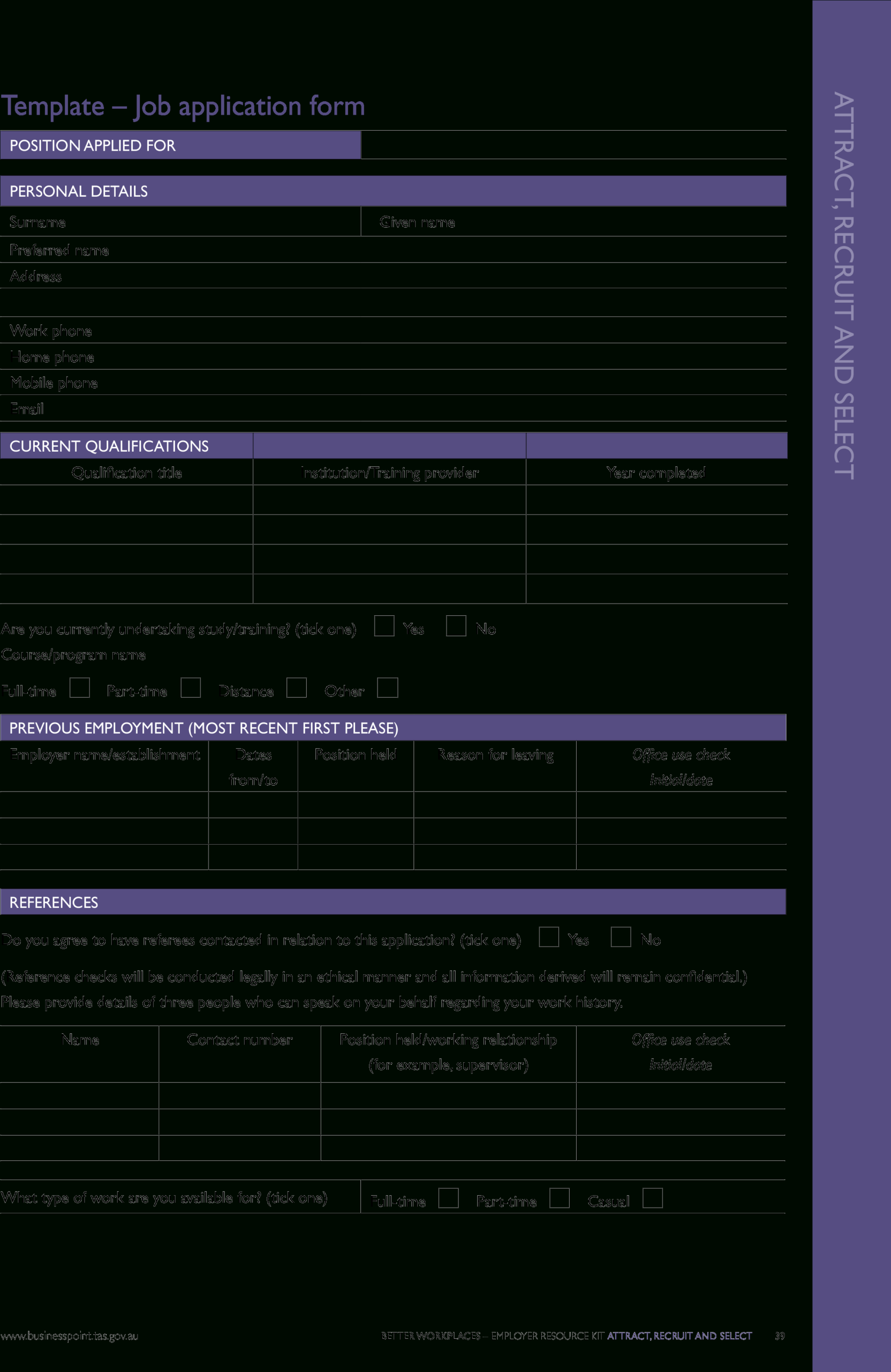 Download Hd Full Size Of Free Printable Job Application Form With Job Application Template Word Document