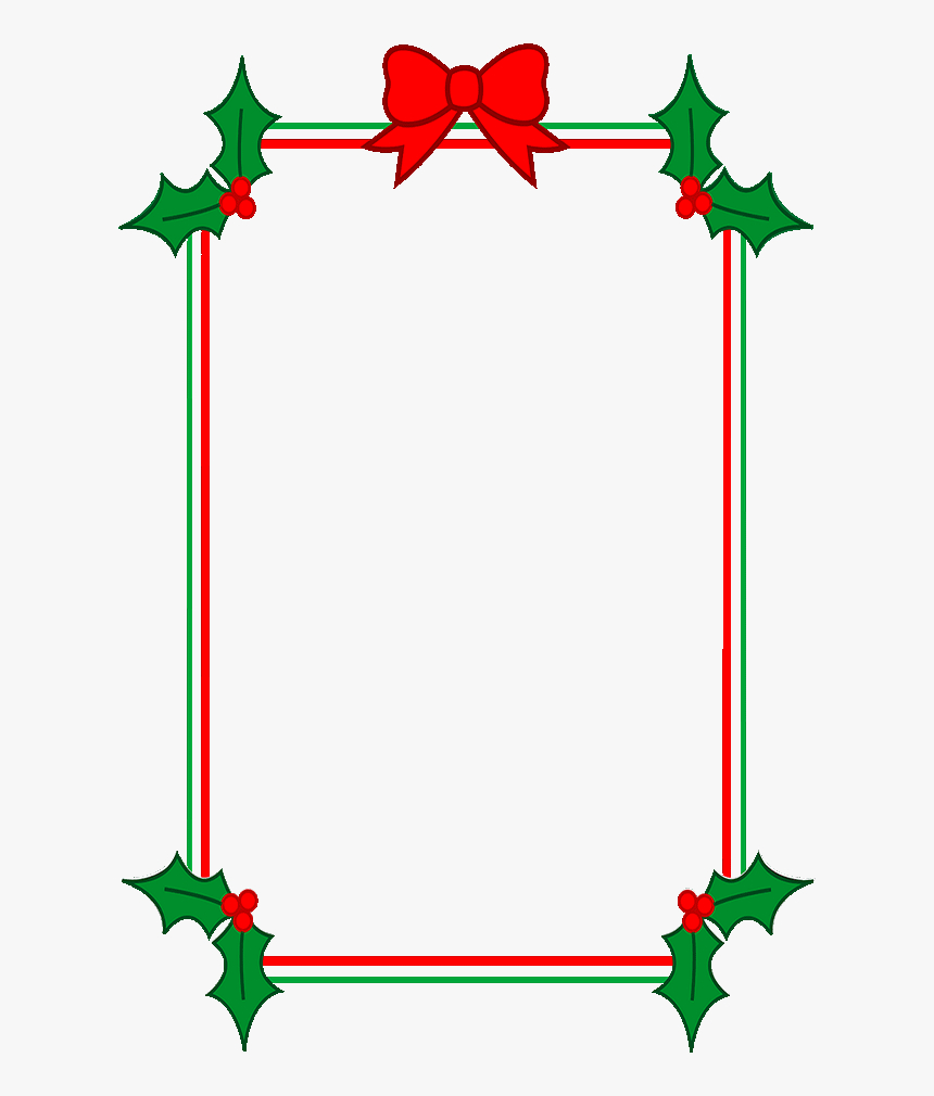 Christmas Border Word Template - Sample Design Templates