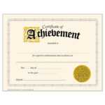 Download Pdf Achievement Certificates Templates Free For Blank Certificate Of Achievement Template