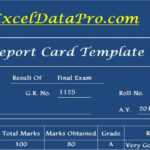 Download School Report Card And Mark Sheet Excel Template Inside School Report Template Free
