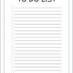 √ Free Printable To Do Checklist Template | Templateral Inside Blank Checklist Template Word