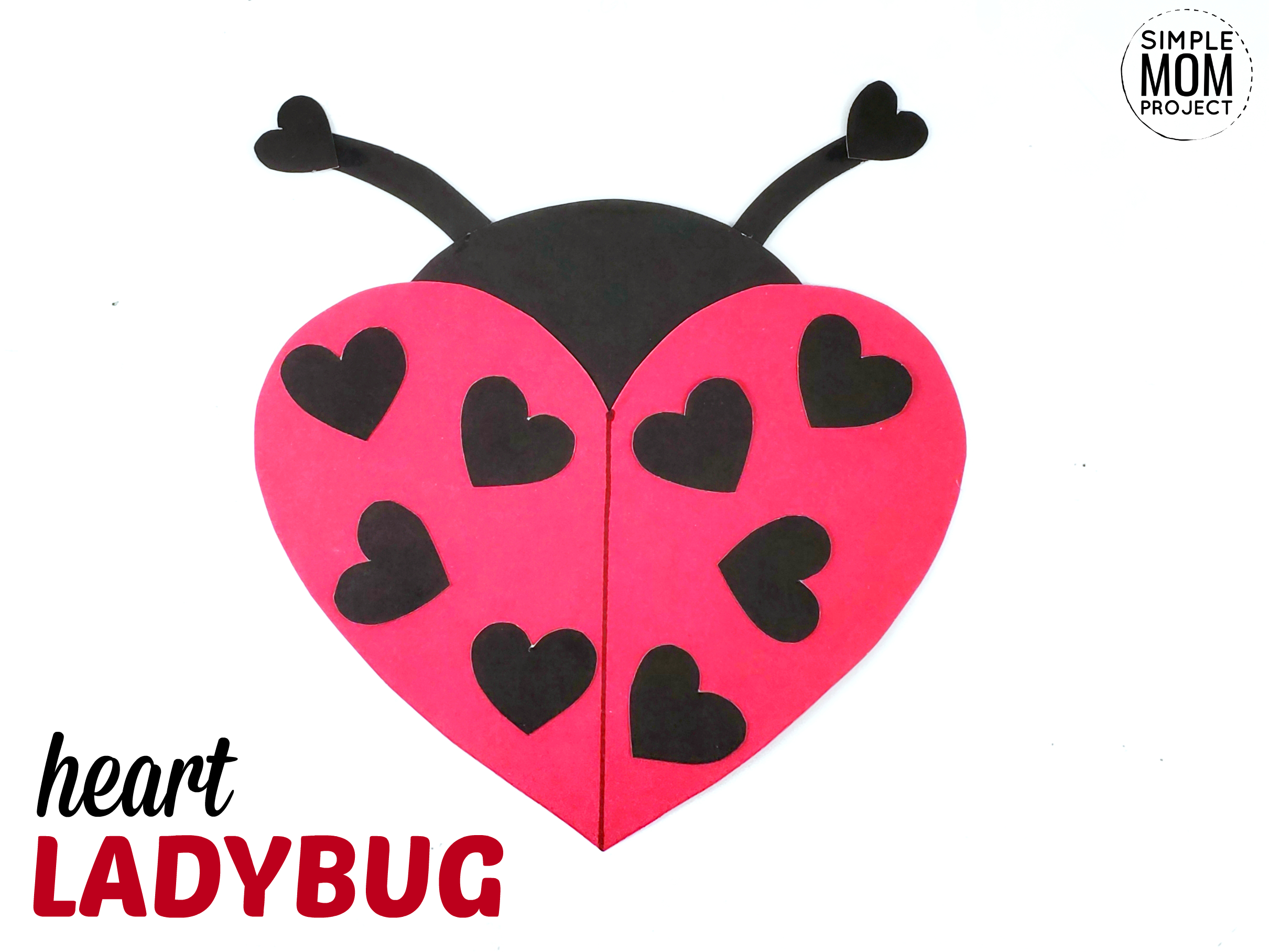 Easy Diy Valentine's Day Ladybug With Free Printable Pertaining To Blank Ladybug Template