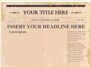 Editable Newspaper Templates For Microsoft Word – Cakeb pertaining to Old Newspaper Template Word Free