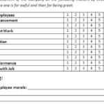 Employee Morale Survey Sample – Barati.ald2014 Regarding Employee Satisfaction Survey Template Word