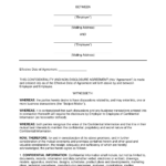 Employee Non Disclosure Agreement (Nda) Template | Eforms Throughout Nda Template Word Document