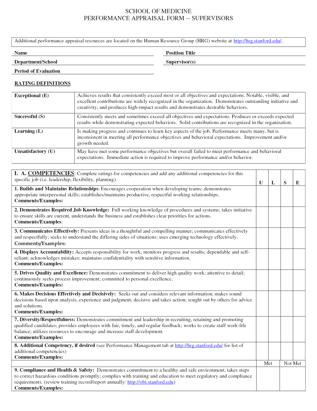 Employee Performance Evaluation Report Sample And Inside Website Evaluation Report Template