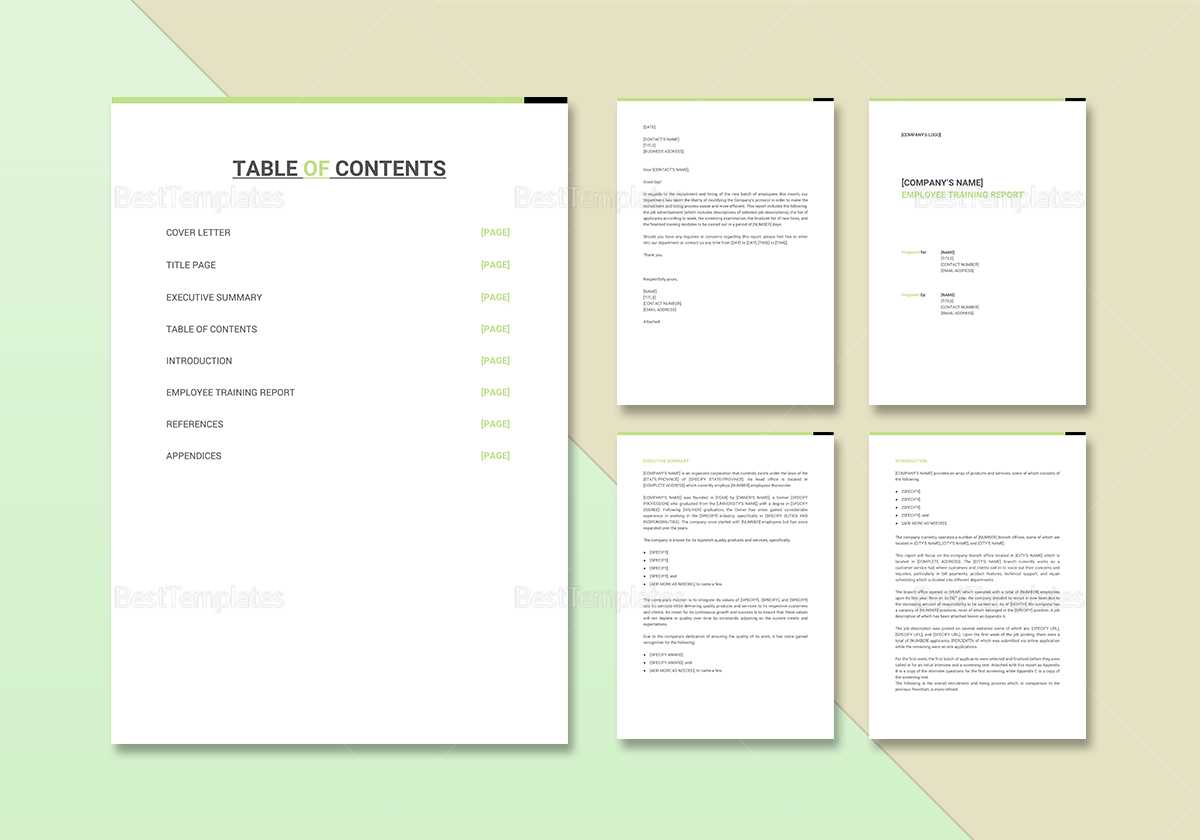 Employee Training Report Template Intended For After Training Report Template