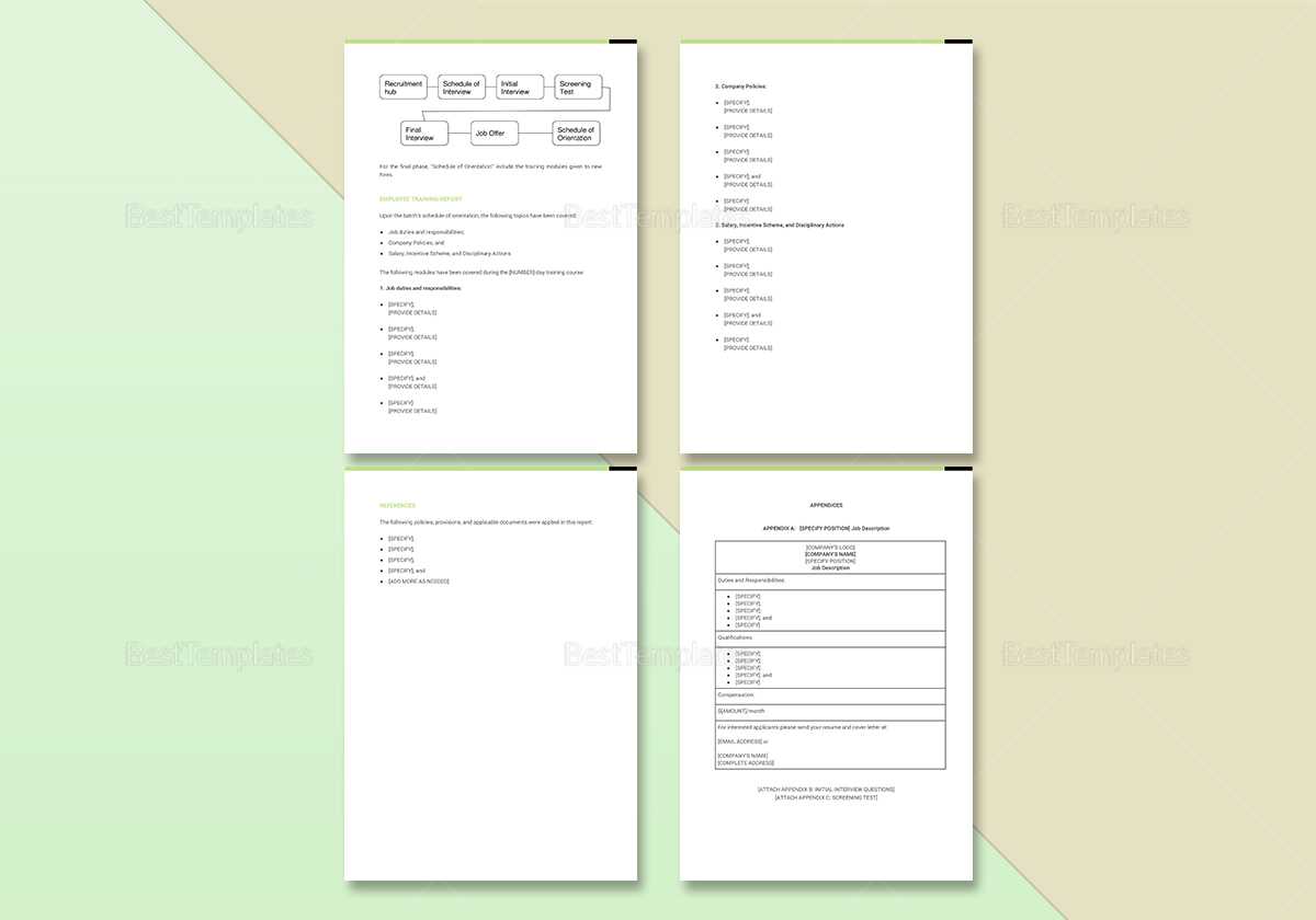 Employee Training Report Template Within Training Report Template Format