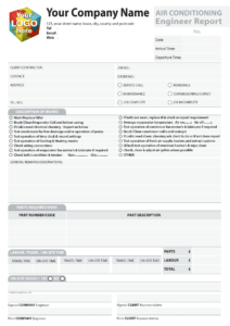 Engineer Report Templates For Carbonless Ncr Print From £40 inside Drainage Report Template