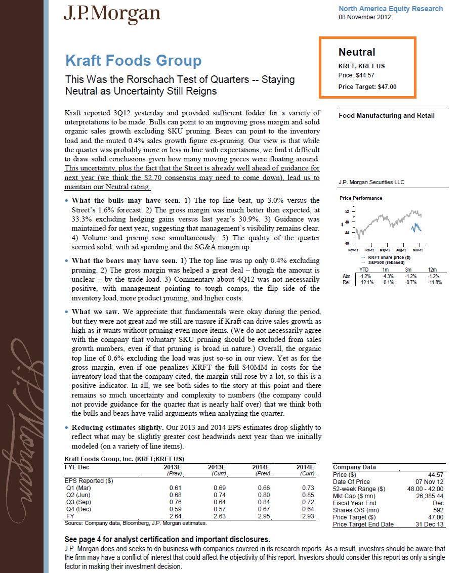 Equity Research Report – An Inside Look At What's Actually Within Equity Research Report Template