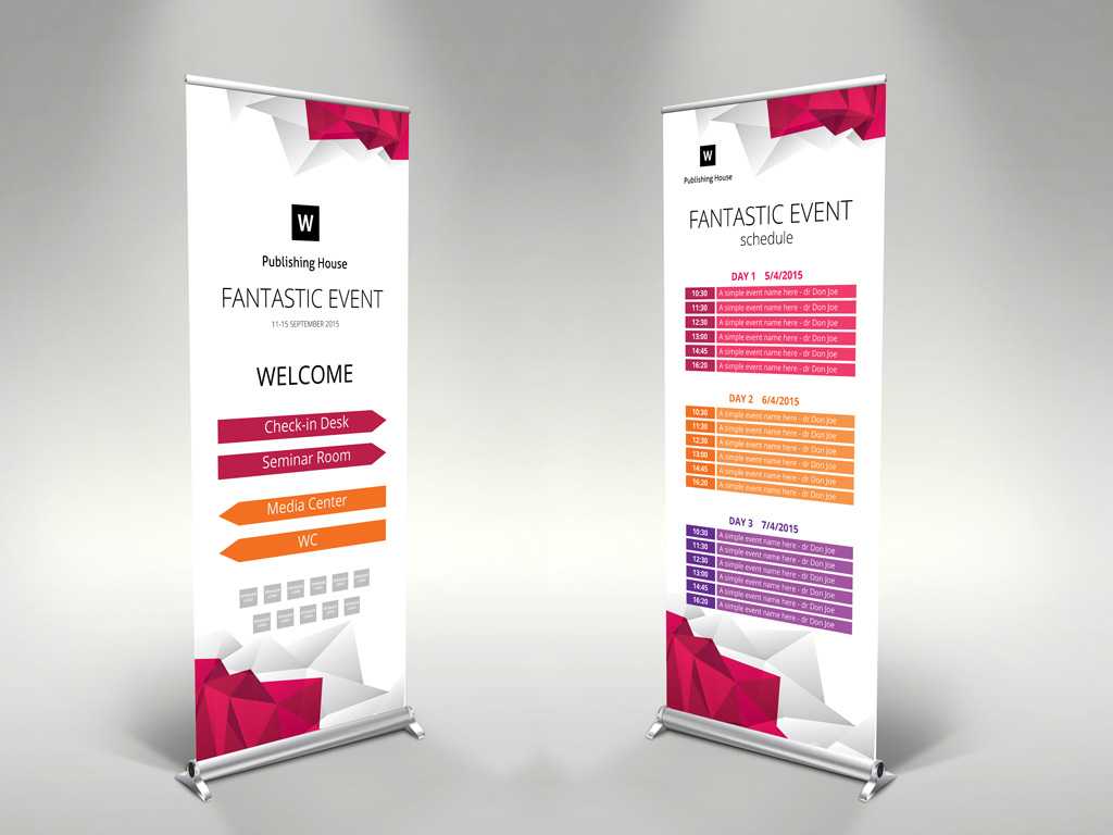 Event Roll Up Banner Template – Themzy Templates Within Event Banner Template