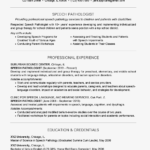 Examples Of A Speech Pathologist Resume And Cover Letter Inside Speech And Language Report Template