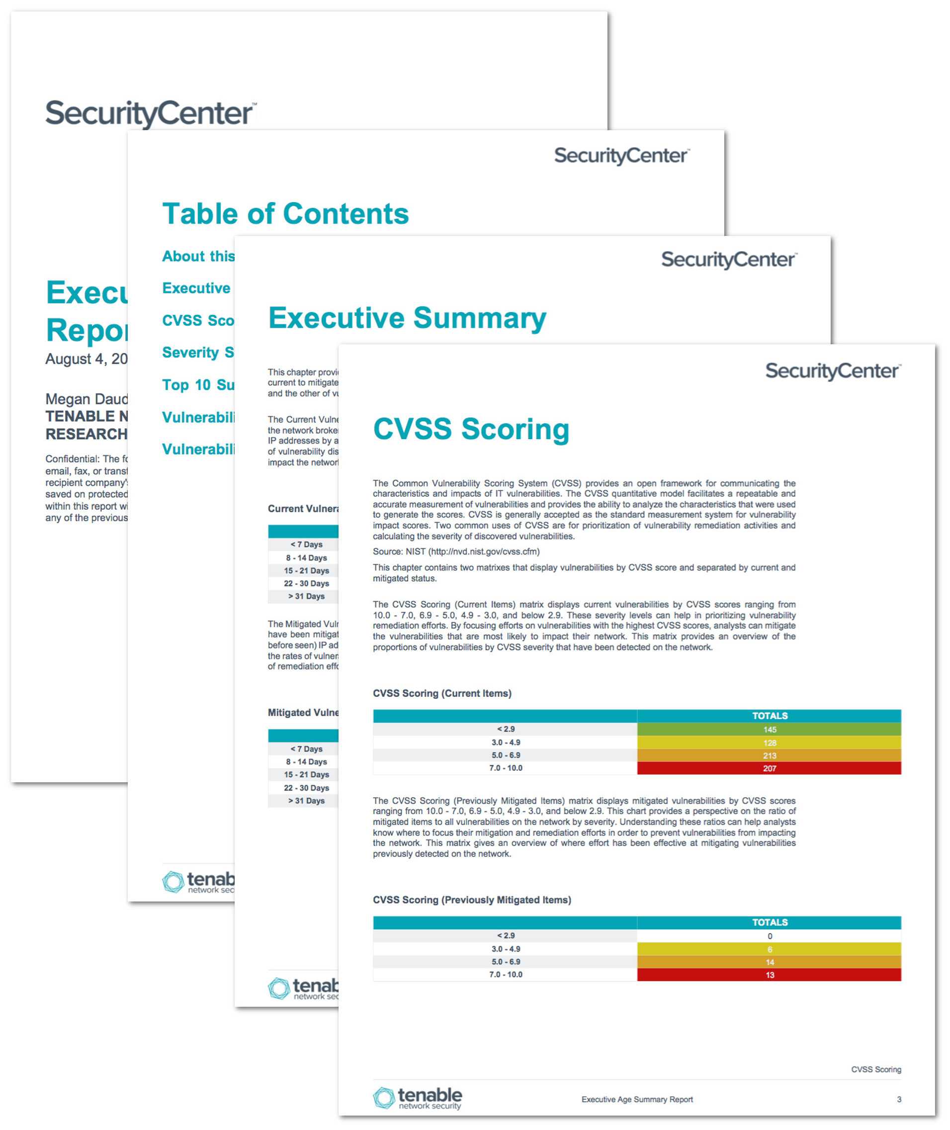 Executive Age Summary Report – Sc Report Template | Tenable® Pertaining To Threat Assessment Report Template