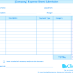Expense Report Template | Track Expenses Easily In Excel In Expense Report Spreadsheet Template