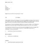 Expression Of Interest Tender Cover Letter | Templates At Intended For Letter Of Interest Template Microsoft Word