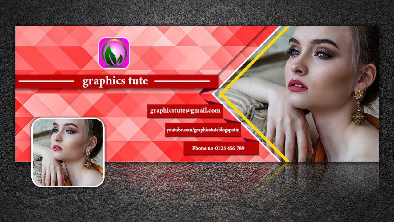 Facebook Cover Page Design In Photoshop – Very Easy Method – Free Psd  Template Download Throughout Photoshop Facebook Banner Template