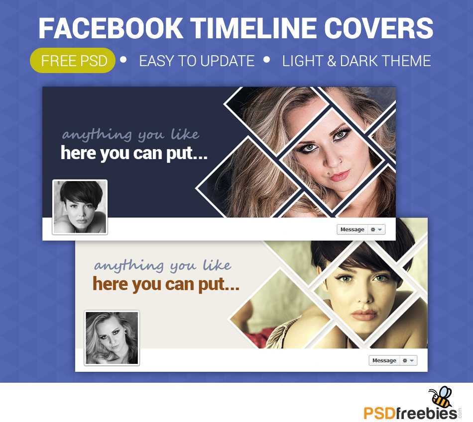 Facebook Timeline Covers Free Psd | Psdfreebies Intended For Facebook Banner Template Psd