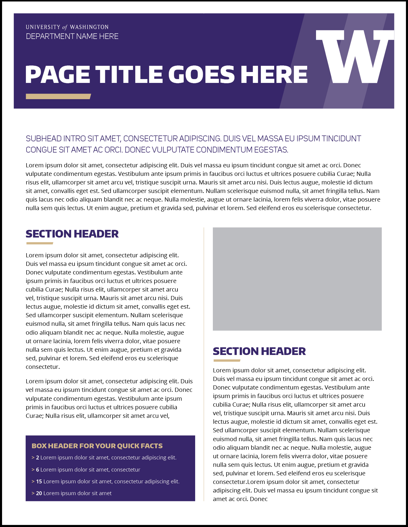 Fact Sheet | Uw Brand With Fact Sheet Template Word